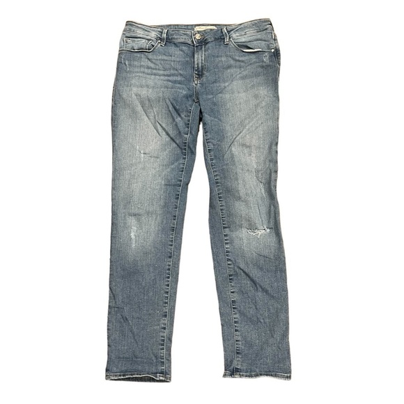 Mavi Jeans Co Angie Mid Rise Slim Straight Distressed Jeans Size 30 Women’s - Picture 1 of 7